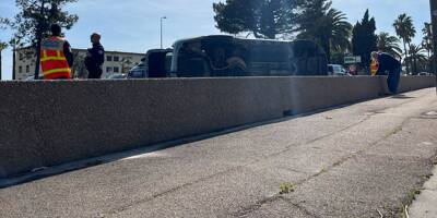 Impressionnant accident sur la Prom' à Nice, le trafic perturbé