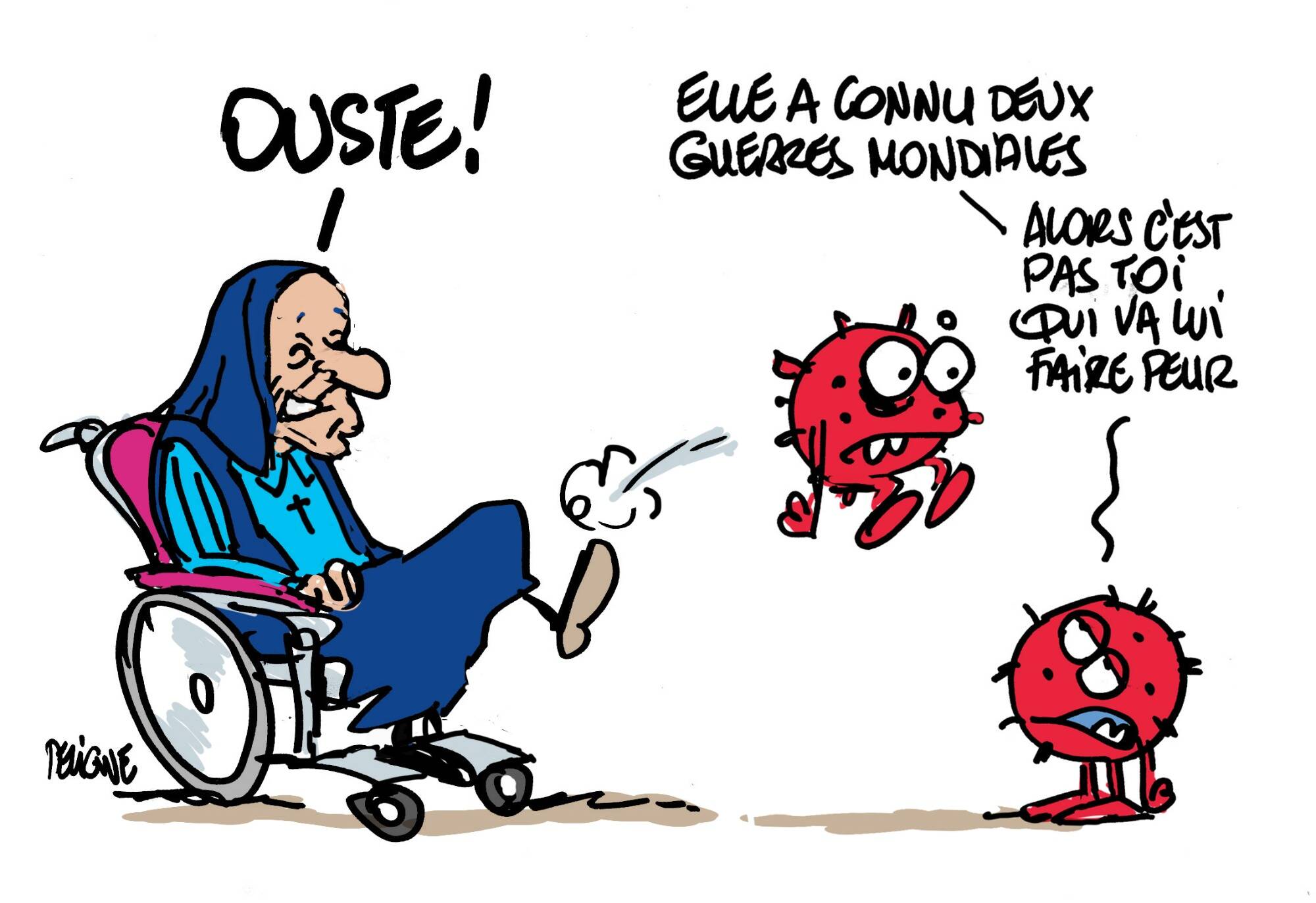 Elle a connu la grippe espagnole et deux guerres mondiales: l'incroyable histoire de SSur André, qui vient de vaincre la Covid-19 à Toulon