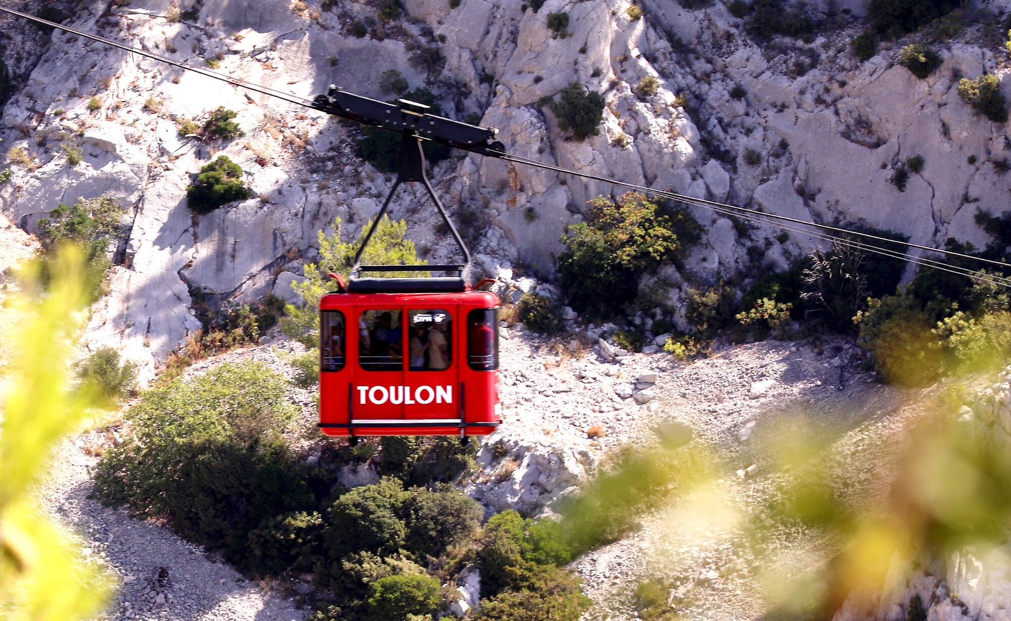En raison du mistral, début de saison contrarié pour le téléphérique de Toulon