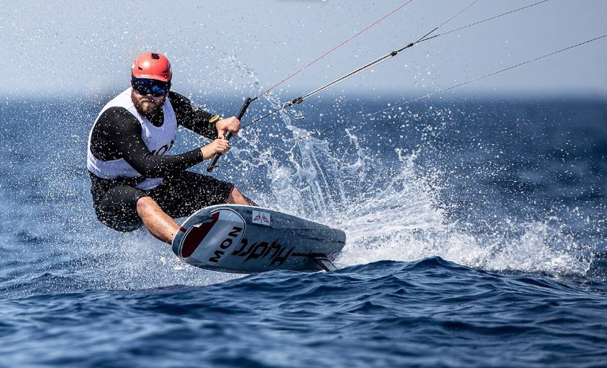 Le pensionnaire du Yacht-club de Monaco Alexander Ehlen décroche la 2e place aux championnats de France de kiteboard et wingfoil