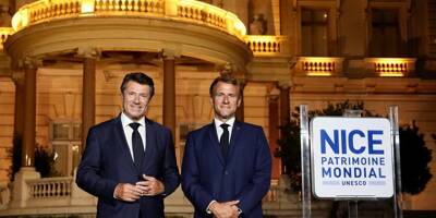 Christian Estrosi et Emmanuel Macron ont dîné en tête à tête lors de la visite du président, mardi, à Nice