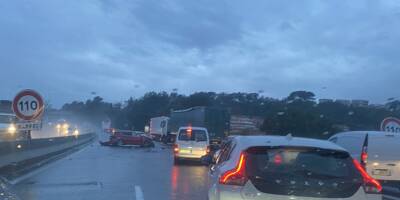 La circulation perturbée sur l'autoroute A8 ce mercredi matin après un accident