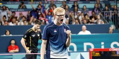 Tennis de table aux JO de Paris: Félix Lebrun qualifié pour les demi-finales du simple hommes