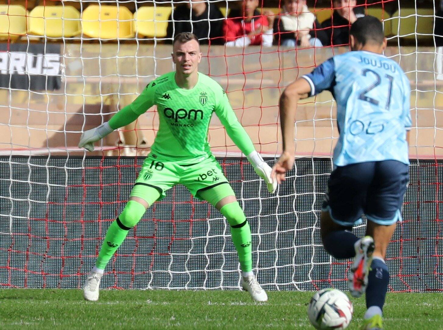 L'AS Monaco avec Köhn dans les buts et Singo de retour pour le match à Angers ce samedi soir