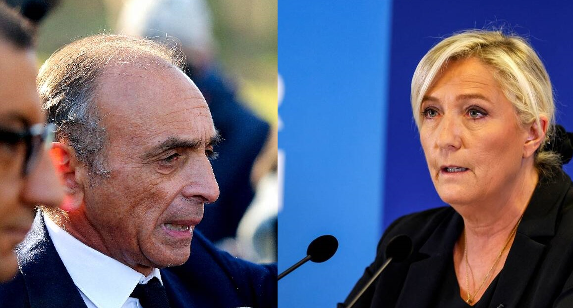 Eric Zemmour et Nicolas Dupont-Aignan appellent à voter pour Marine Le Pen au second tour