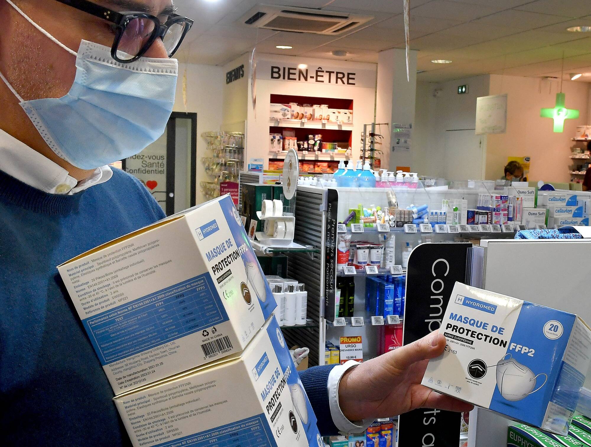 Covid-19: les FFP2 gratuits pour les personnes chez qui les vaccins ne marchent pas