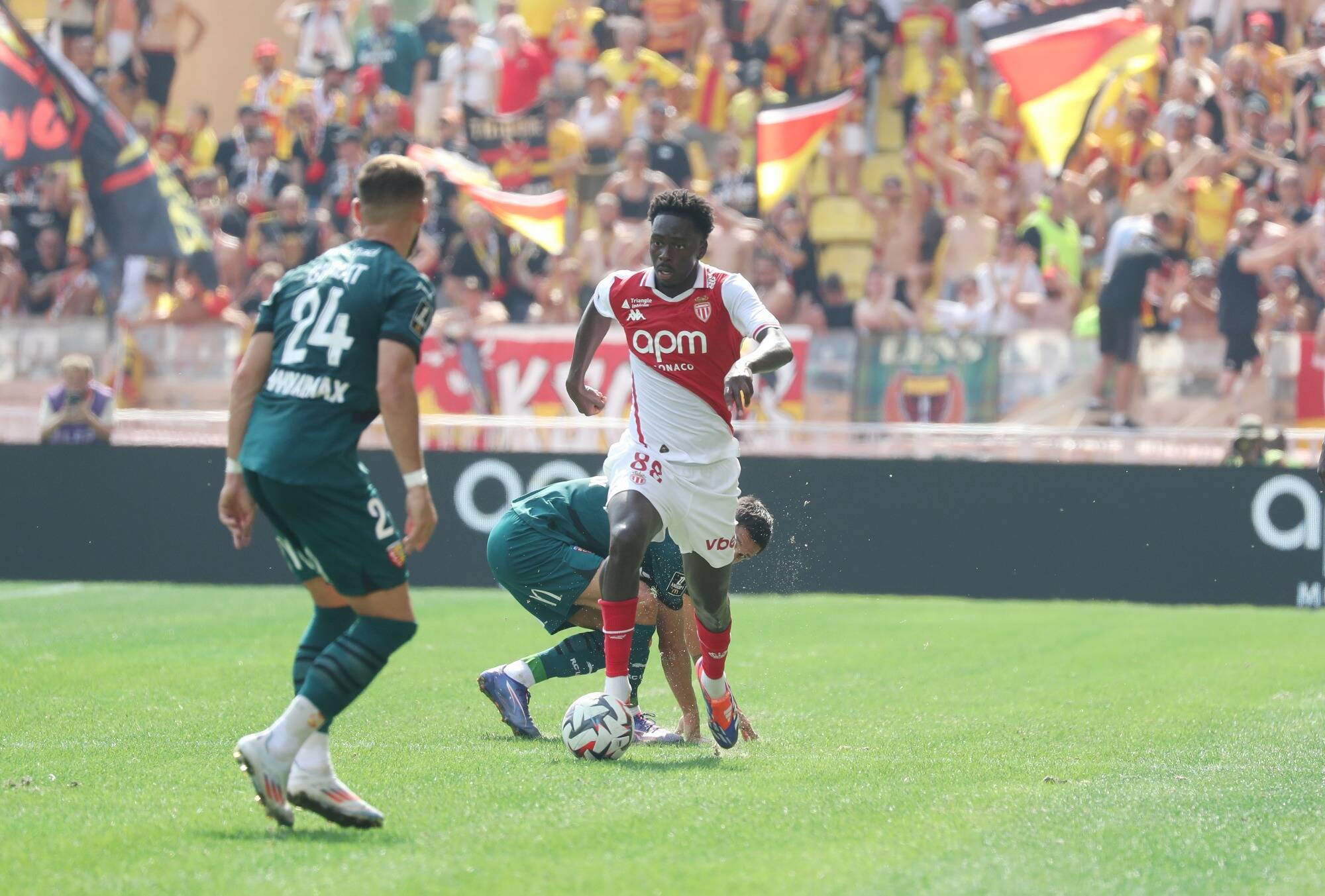 L'AS Monaco avec Mawissa et Magassa contre Bologne ce mardi soir en Ligue des champions