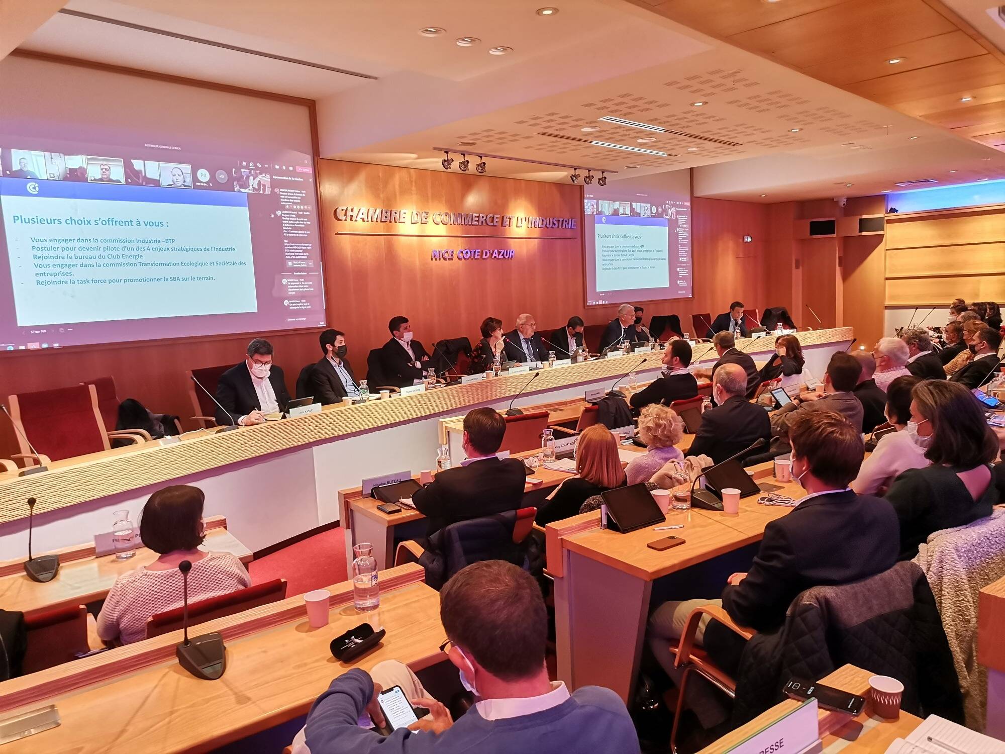 Assemblée générale de la CCI Nice Côte d'Azur, le président met les points sur les «i»