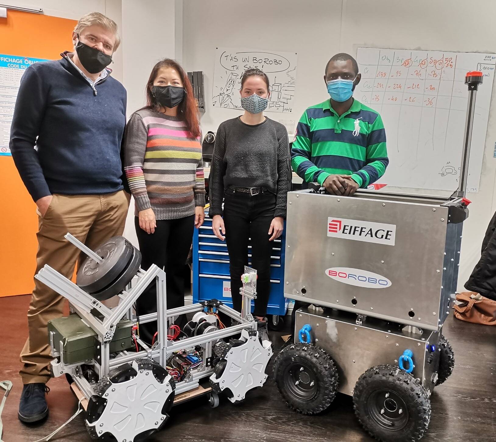 Borobo, le petit robot connecté qui monte les escaliers et porte vos charges made in Nice