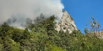 80 sapeurs pompiers et deux hélicoptères bombardiers engagés sur l'incendie du col de Tende