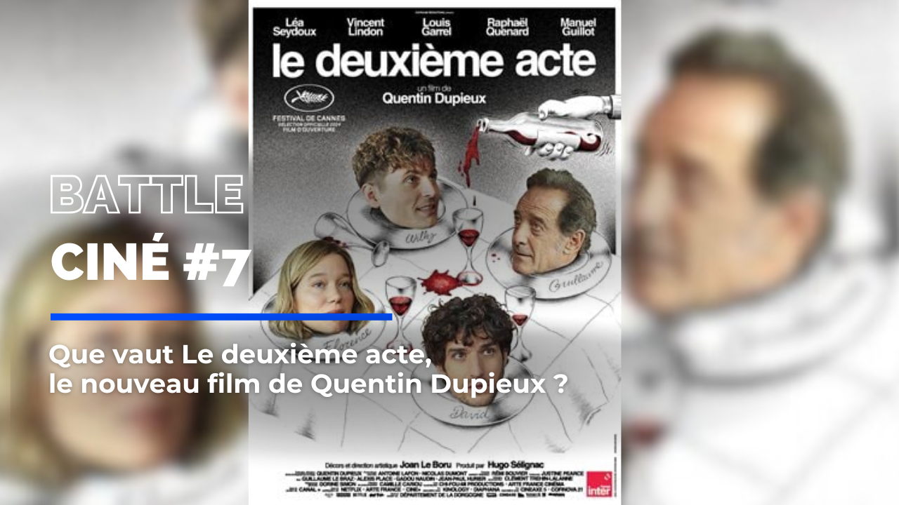 "Génie ou fainéant?": en direct du Festival de Cannes, on débat en vidéo sur "Le Deuxième acte" de Quentin Dupieux