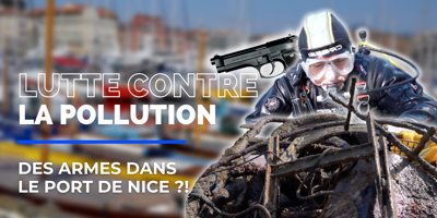 Des chariots, des pneus, des armes, des dentiers... Saisissantes découvertes dans les fonds marins du port de Nice