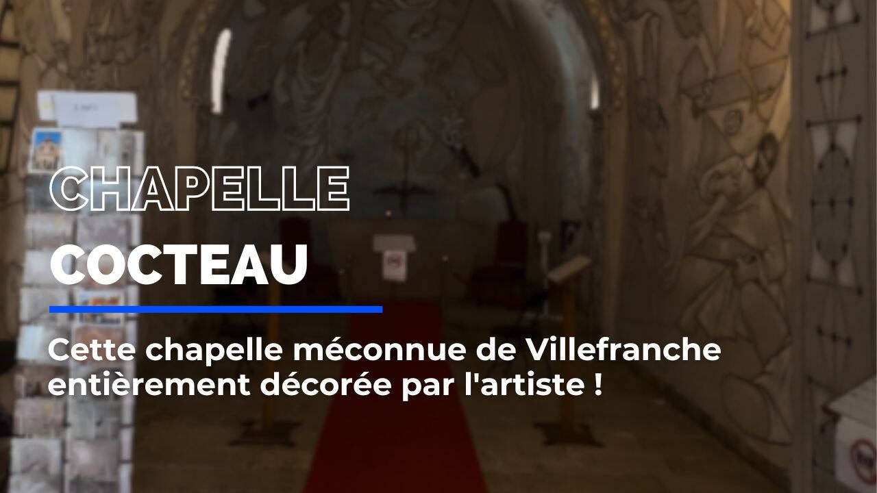 À Villefranche-sur-Mer il existe une chapelle entièrement décorée par Cocteau