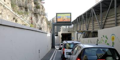 Le tunnel Dorsale partiellement fermé jusqu'à vendredi, le trafic dans le centre-ville de Monaco saturé