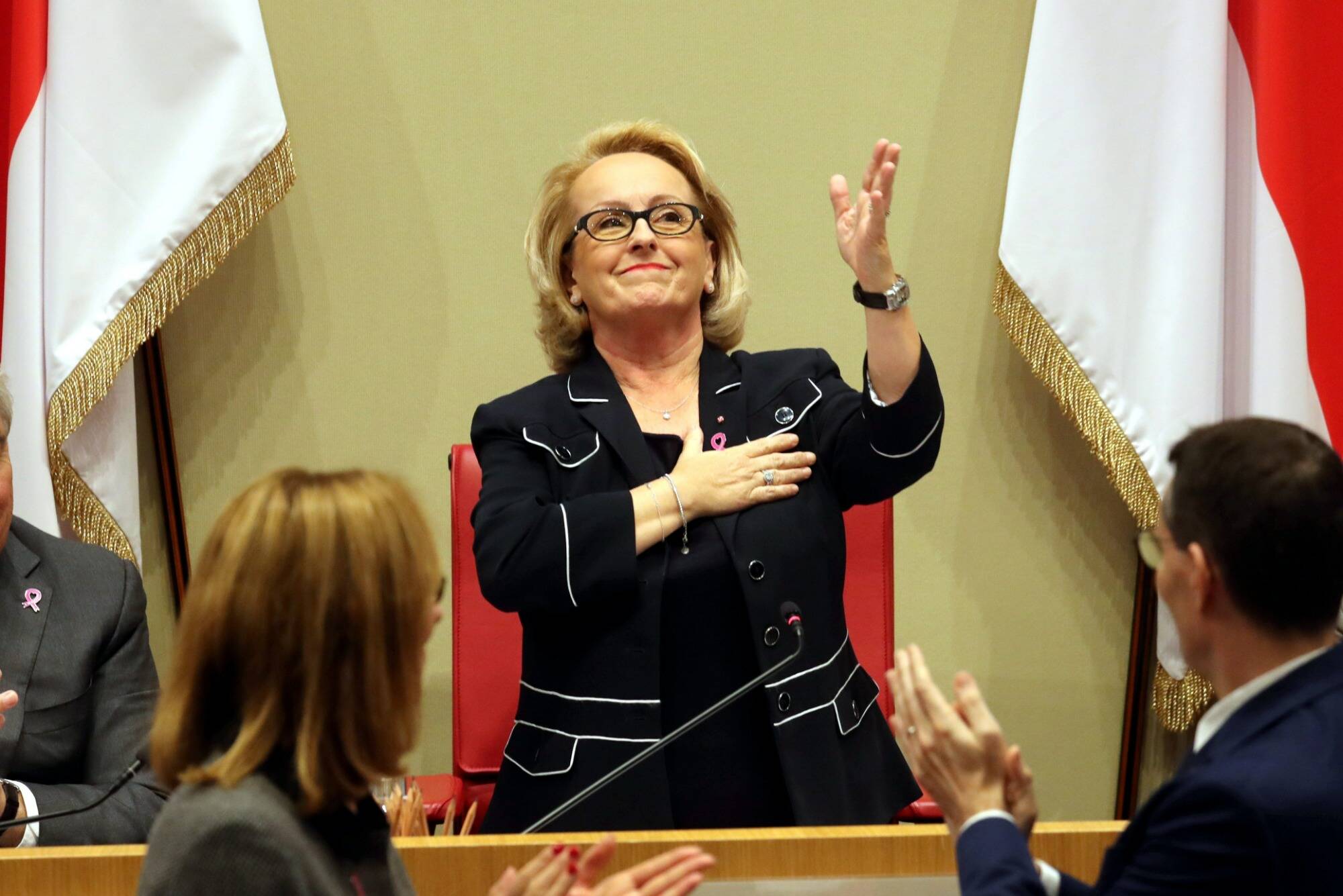 Brigitte Boccone-Pagès devient officiellement la première femme présidente du Conseil national à Monaco