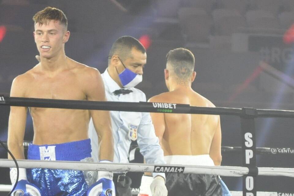 Le boxeur monégasque Hugo Micallef remporte son premier combat pro à Roland-Garros !