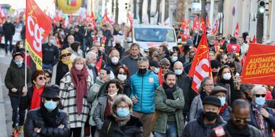 1.500 manifestants défilent à Toulon pour une augmentation généralisée des salaires