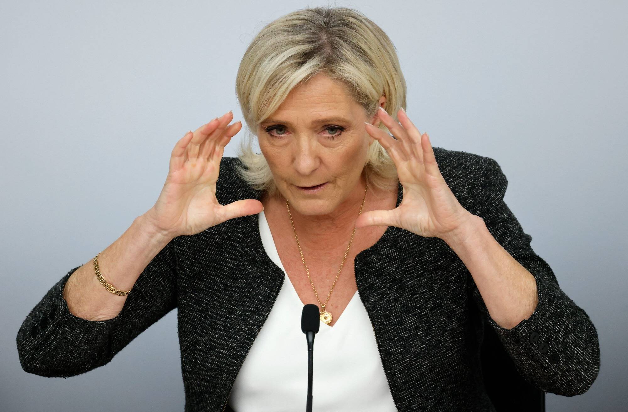 Marine Le Pen annonce "se préparer" en vue d'une élection présidentielle anticipée