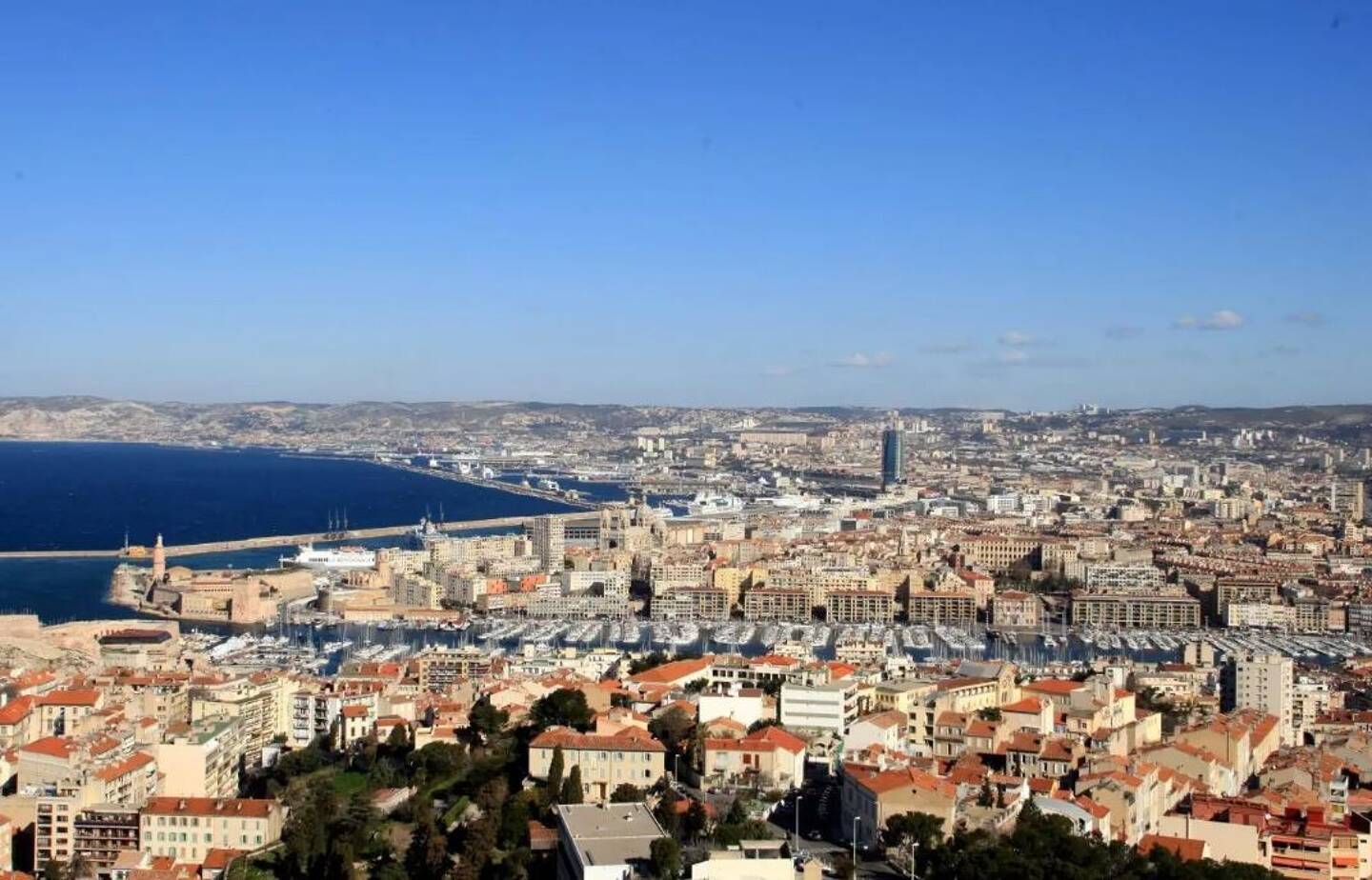 Une vue de Marseille. 