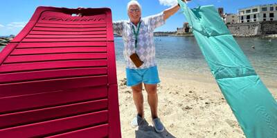 Un Antibois sort de sa retraite pour se lancer dans la fabrication de matelas de plage