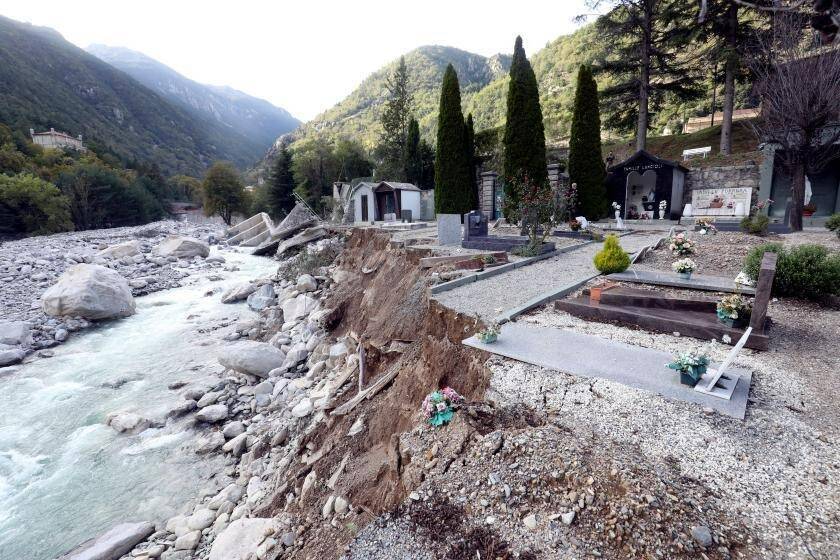 Détruit par la tempête Alex, le cimetière de Saint-Dalmas sera reconstruit d'ici 2024