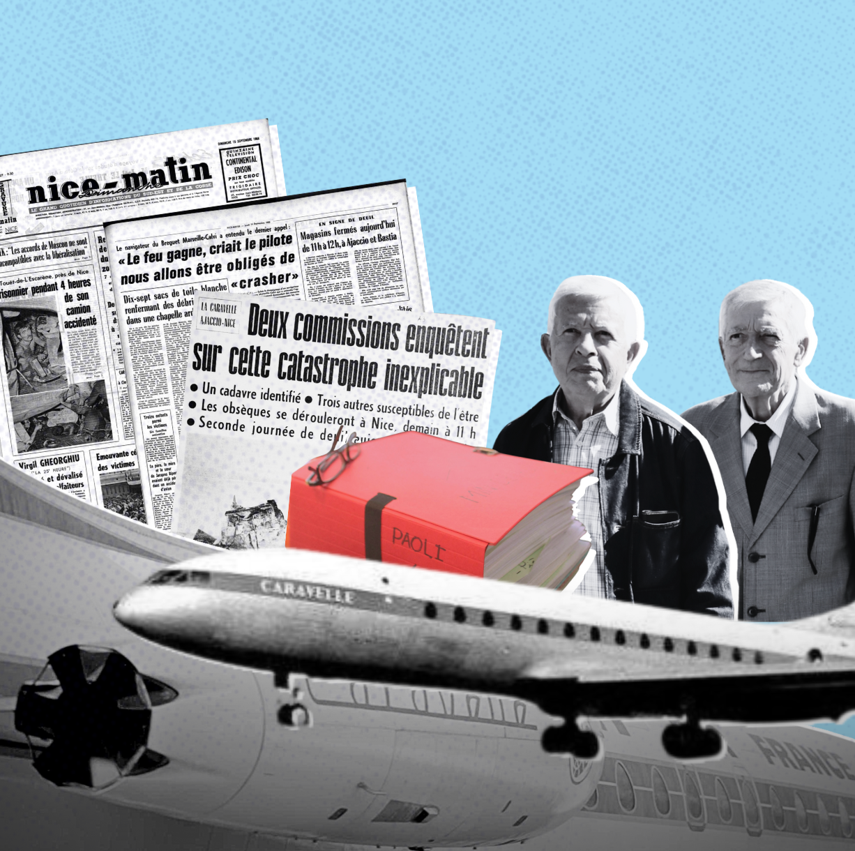 "Une avancée historique": 57 ans après le crash de la caravelle Ajaccio-Nice, des recherches vont être menées en mer pour percer le mystère