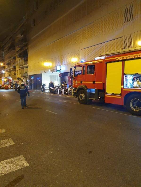 Un début d'incendie dans le parking du cinéma de la gare du Sud à Nice