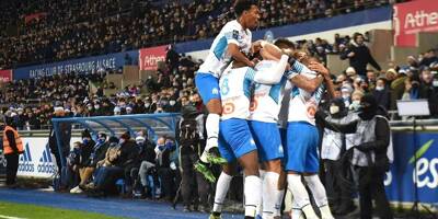 Marseille s'impose à Strasbourg (2-0) et prend la 2e place de Ligue 1