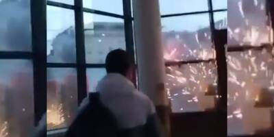 Les images impressionnantes de l'attaque aux tirs de mortiers sur un lycée à Lyon