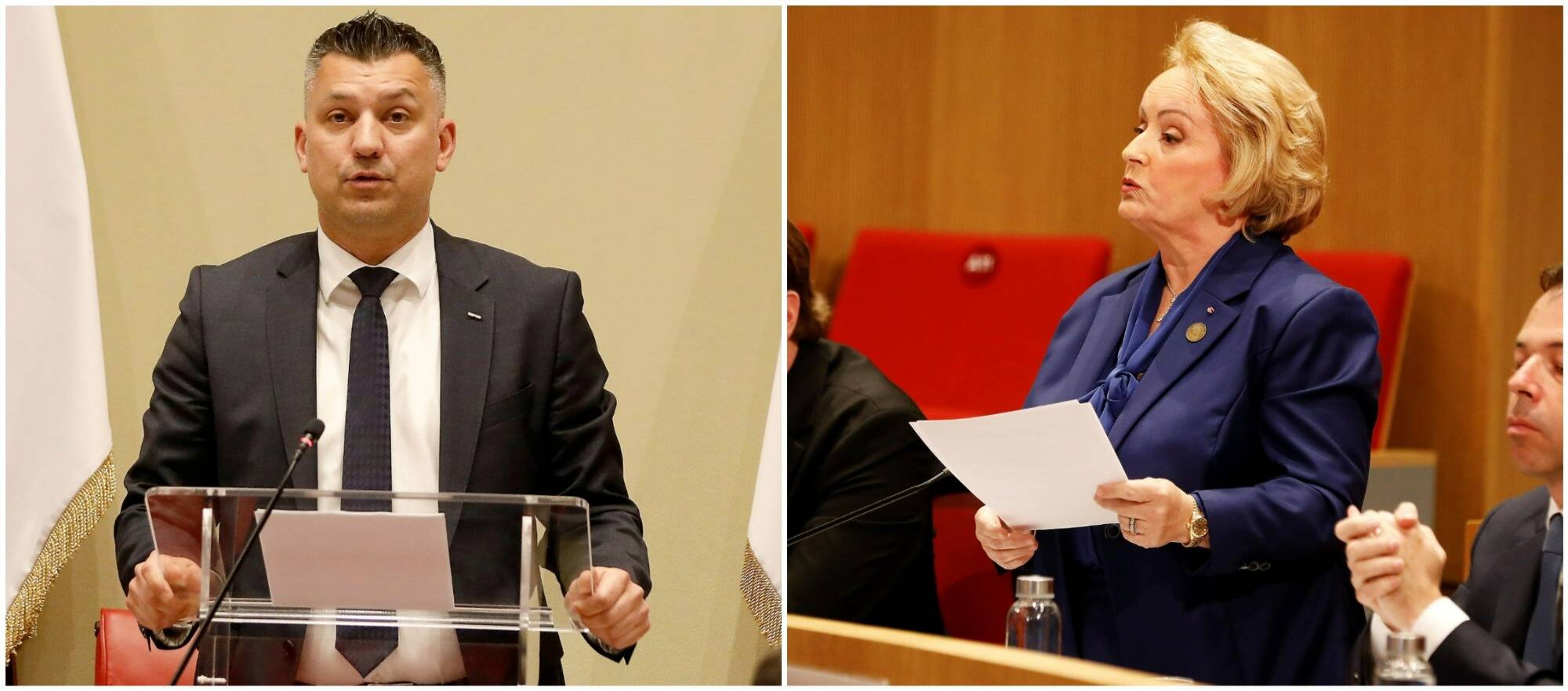 "Je n'ai pas eu de discussion avec elle": le président du Conseil national s'exprime sur le départ de Brigitte Boccone-Pagès du parti l'Union