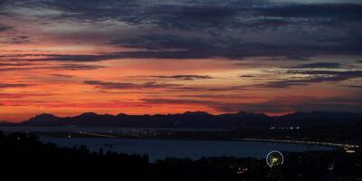 Vos photos du superbe coucher de soleil ce samedi à Nice