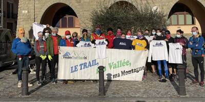 L'hommage du club de trail de Roquebillière à Loïc Millo, l'un des pompiers décédés pendant la tempête Alex