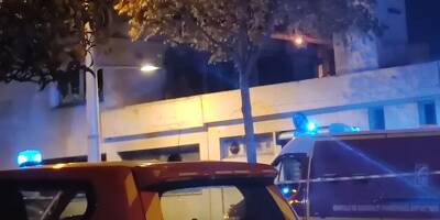 Un violent feu d'appartement en cours ce vendredi soir, boulevard Comte de Falicon à Nice