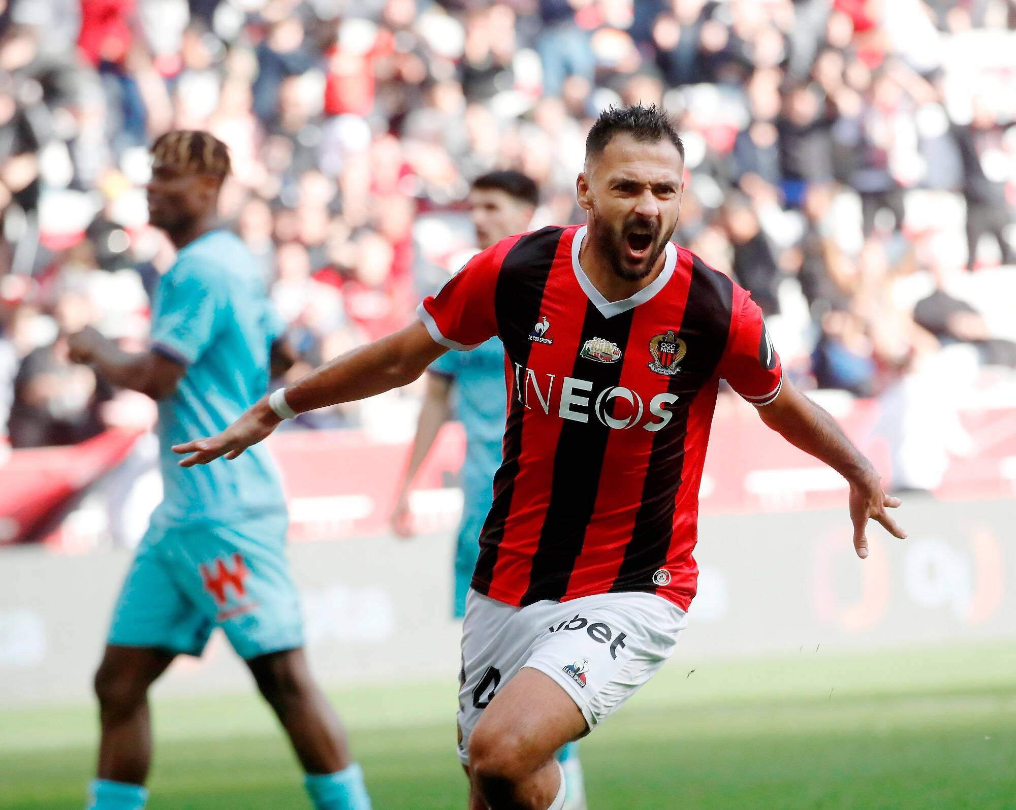 L'OGC Nice domine Reims avec caractère et reprend la deuxième place du classement