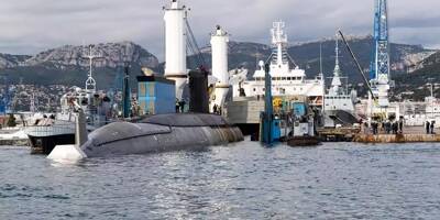 Après deux incendies, le sous-marin nucléaire d'attaque Perle bientôt de retour en mer à Toulon