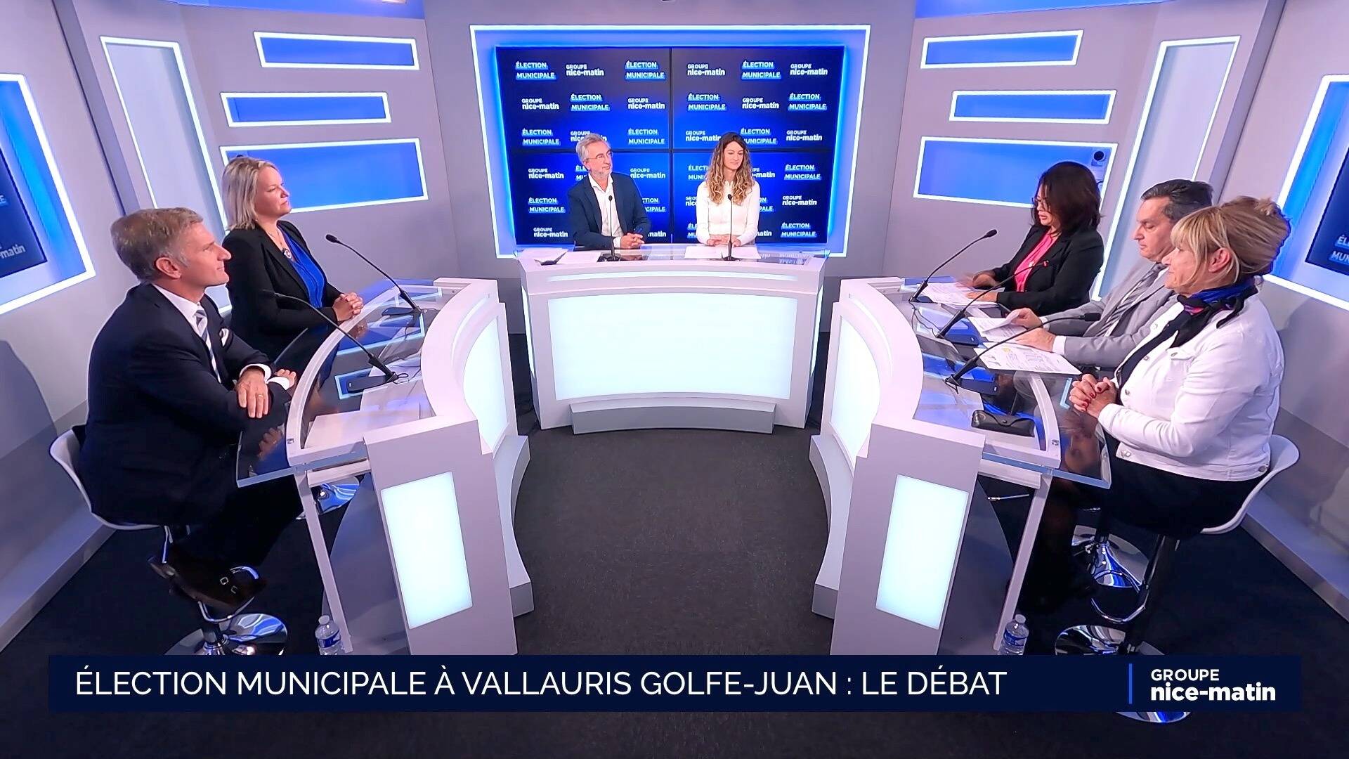 Election municipale à Vallauris: la prise de bec entre Luciano et Salucki sur la redynamisation du centre-ville