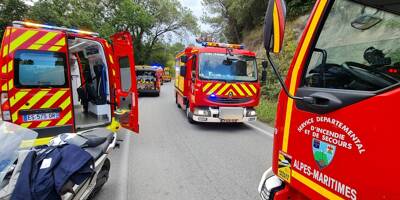 La route de Grasse coupée à la circulation en raison d'un grave accident à Villeneuve-Loubet