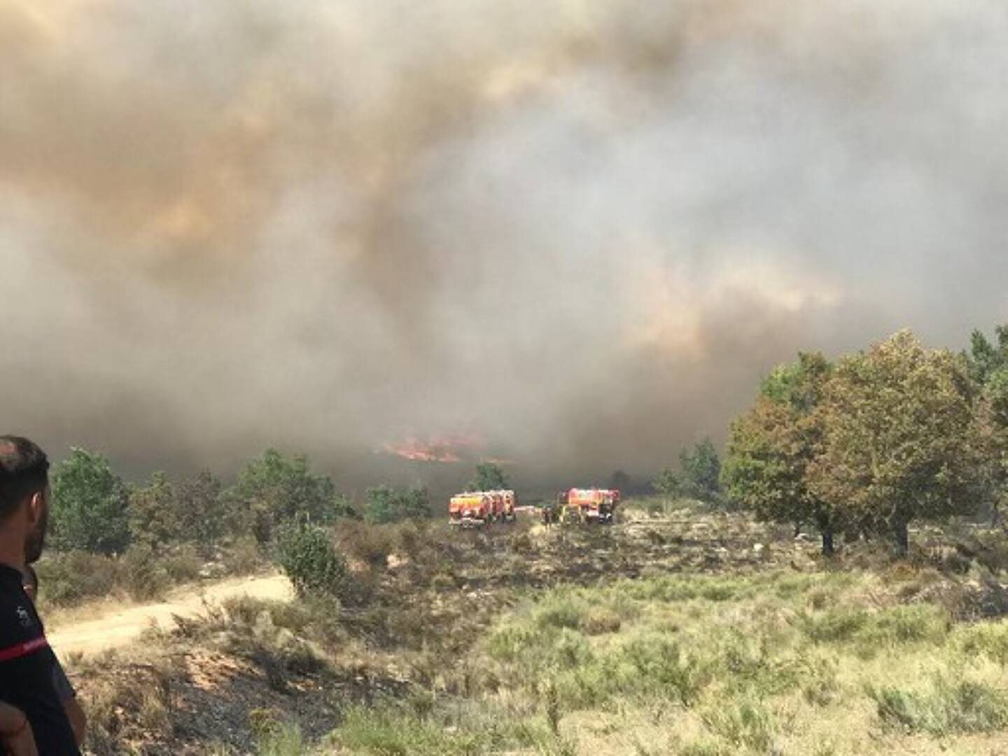 L'incendie de Canjuers a parcouru 1.000 hectares depuis samedi.