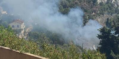 Un cabanon détruit par les flammes et huit personnes évacuées à Roquebrune-Cap-Martin