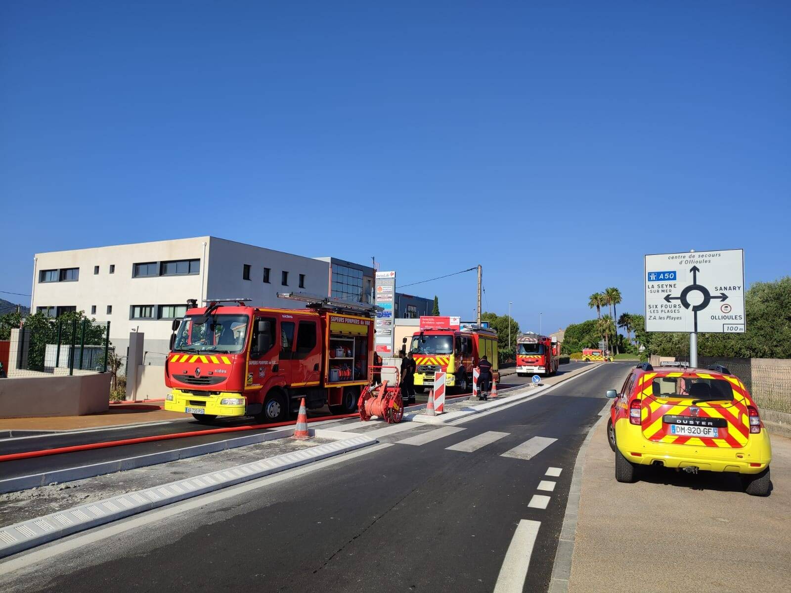 Un incendie se déclare dans le garage d’une maison à Ollioules VarMatin