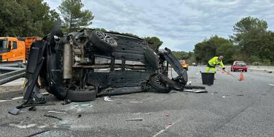 Un accident grave entre une voiture et un véhicule de gendarmerie provoque de fortes perturbations sur l'A8