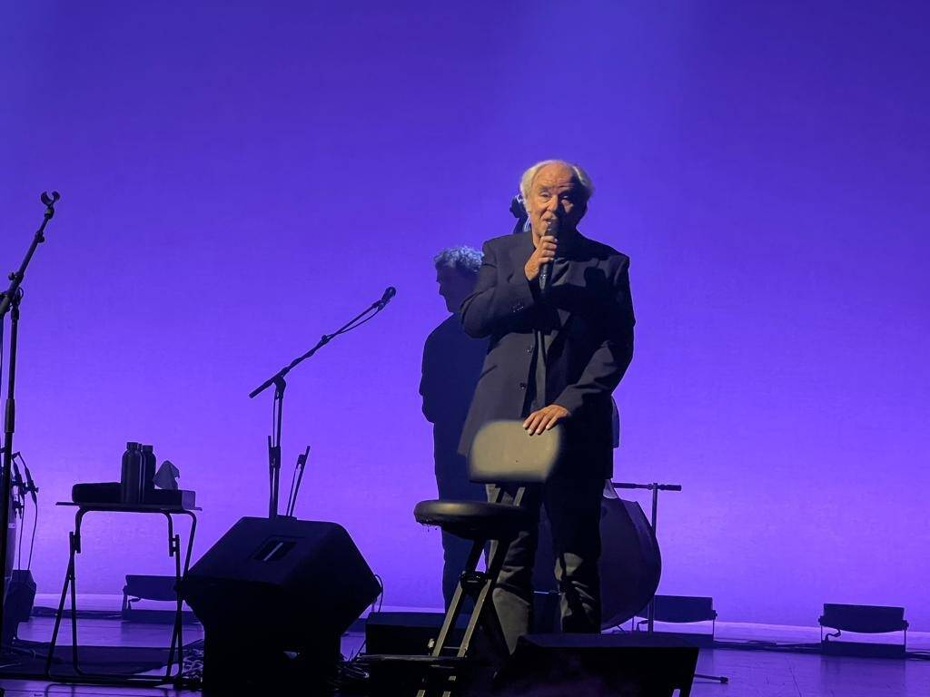 "Ça fait du bien de se retrouver", Maxime Le Forestier sur scène à Antibes au lendemain de son malaise