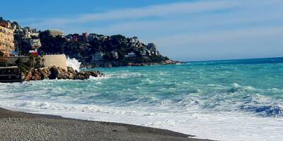 Forte houle sur la Côte d'Azur, le sentier du littoral fermé à Nice ce dimanche