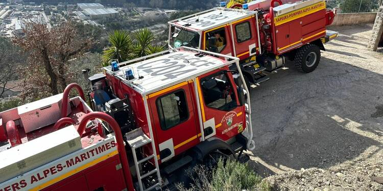 Le feu de caravane éteint à Cantaron, 5.000m2 de végétation brûlés