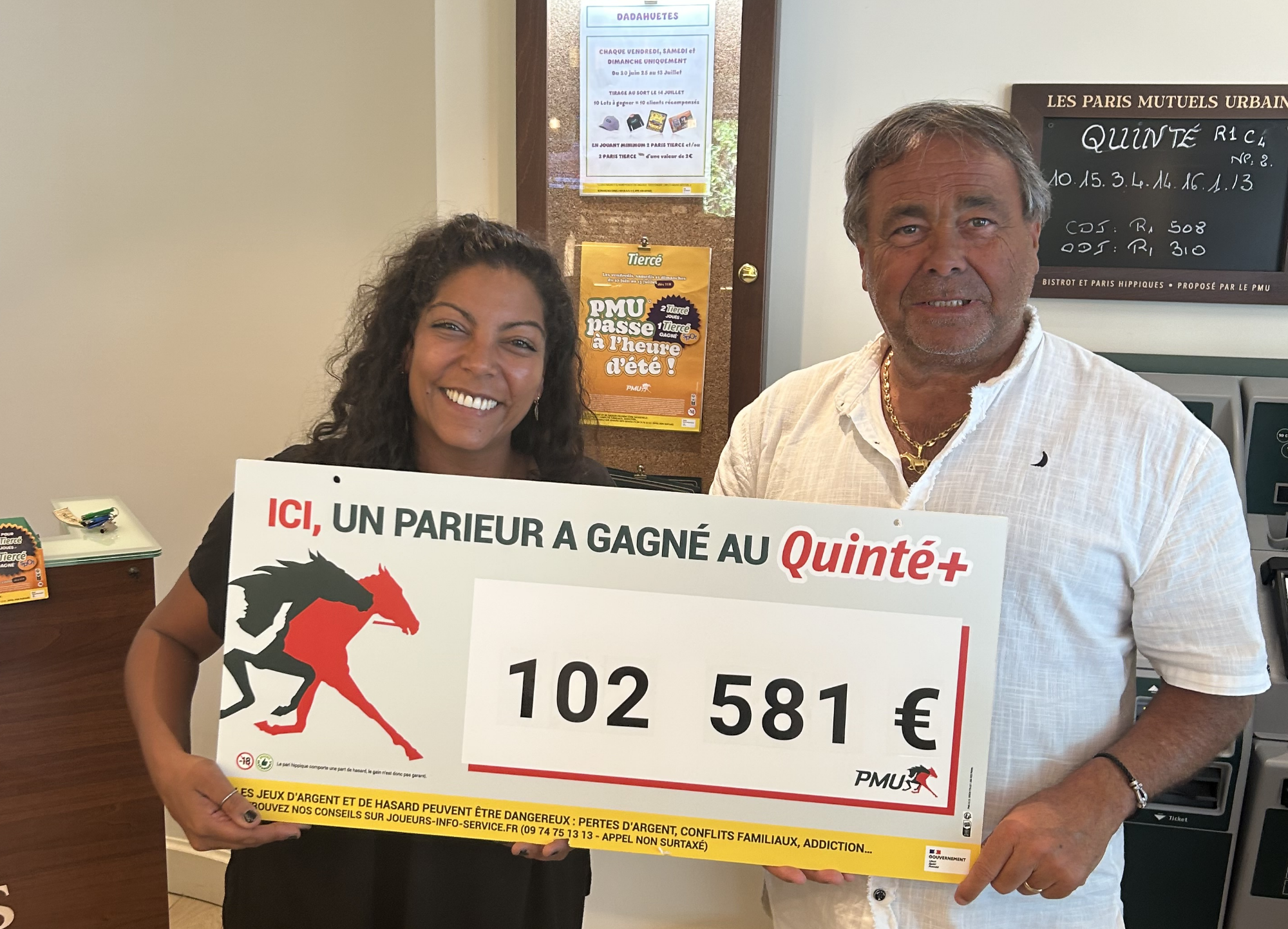 Nouveau "grand gagnant" au PMU dans les Alpes-Maritimes, un homme empoche 102.580 euros