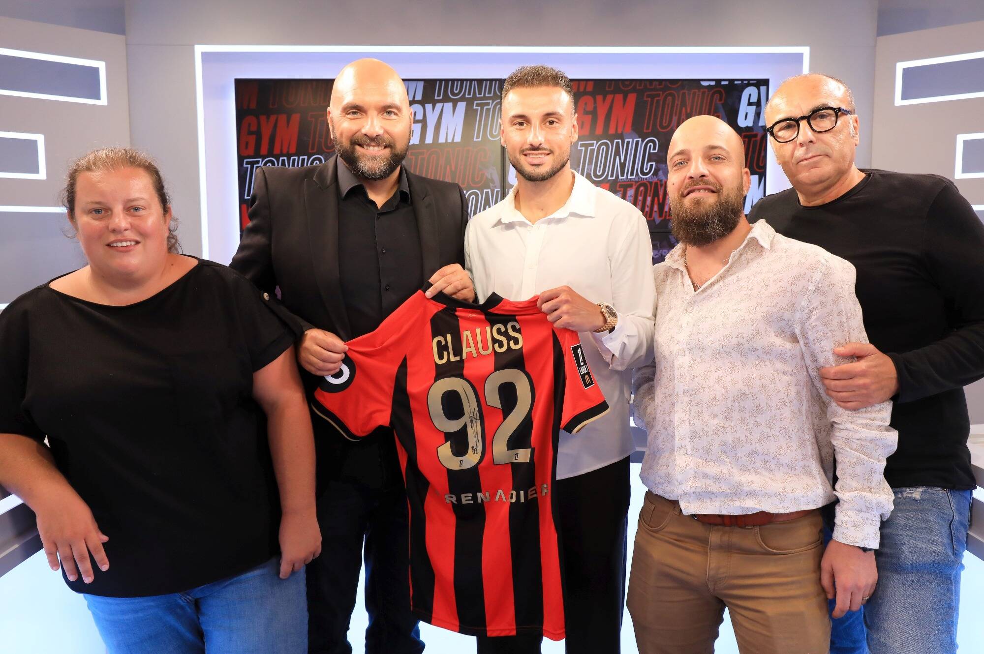 Jonathan Clauss, latéral droit à l'OGC Nice, est l'invité de Gym Tonic