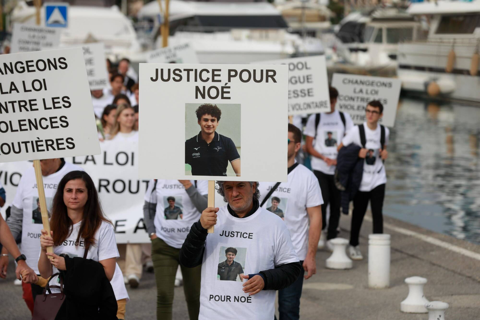 Plus de mille personnes à Antibes ce dimanche à la marche pour Noé, tué par un chauffard ivre et drogué
