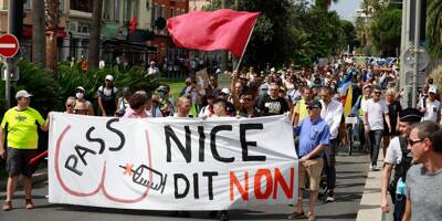 Manifestation anti-pass sanitaire: quand le cortège niçois fait un détour... pour tacler Jean-Marie Bigard