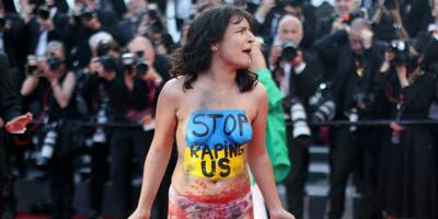 Cannes 2022: Ce que l'on sait de l'activiste qui a fait irruption sur le tapis rouge pour dénoncer des viols en Ukraine