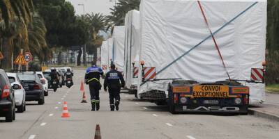 Ce que l'on sait du convoi exceptionnel bloqué sur la promenade des Anglais à Nice à la mi-journée